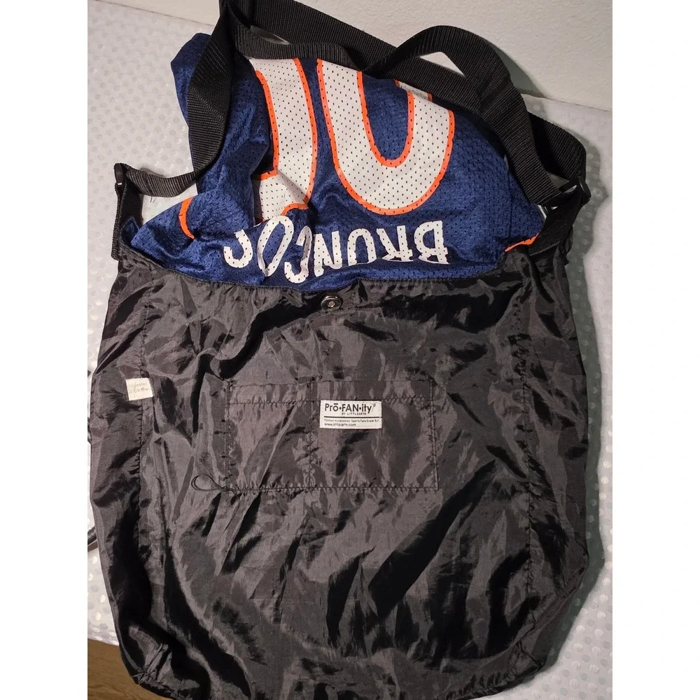 Denver Broncos NFL Jersey Messenger Bag Navy Blue ProFanity Littlearth Crossbody